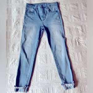 American Eagle super high rise jeggings/jeans